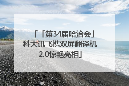 「第34届哈洽会」科大讯飞携双屏翻译机2.0惊艳亮相