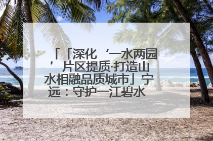「深化‘一水两园’片区提质·打造山水相融品质城市」宁远：守护一江碧水 共享幸福河湖