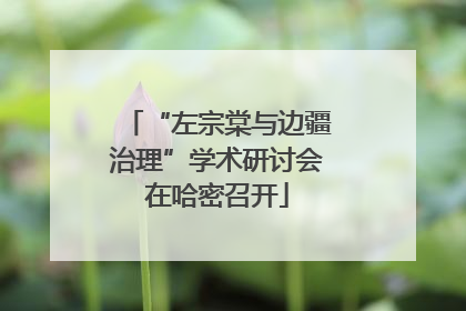 “左宗棠与边疆治理”学术研讨会在哈密召开