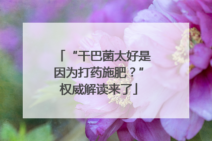 “干巴菌太好是因为打药施肥？”权威解读来了
