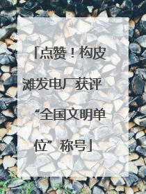 点赞！构皮滩发电厂获评“全国文明单位”称号