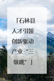 石林县人才引领创新驱动产业“三级跳”