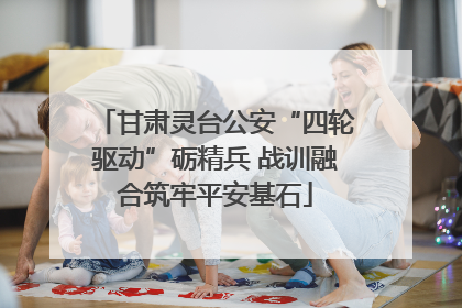 甘肃灵台公安“四轮驱动”砺精兵 战训融合筑牢平安基石