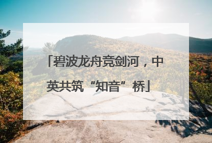 碧波龙舟竞剑河，中英共筑“知音”桥