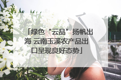 绿色“云品”扬帆出海 云南玉溪农产品出口呈现良好态势
