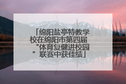 绵阳盐亭特教学校在绵阳市第四届“体育复健进校园”联赛中获佳绩