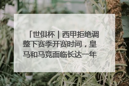 世俱杯｜西甲拒绝调整下赛季开赛时间，皇马和马竞面临长达一年的“魔鬼赛程”