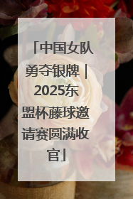 中国女队勇夺银牌｜2025东盟杯藤球邀请赛圆满收官