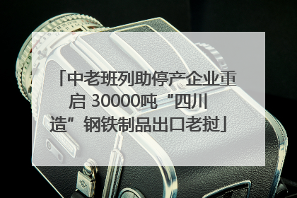 中老班列助停产企业重启 30000吨“四川造”钢铁制品出口老挝