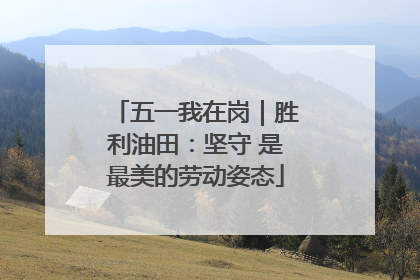五一我在岗｜胜利油田：坚守 是最美的劳动姿态