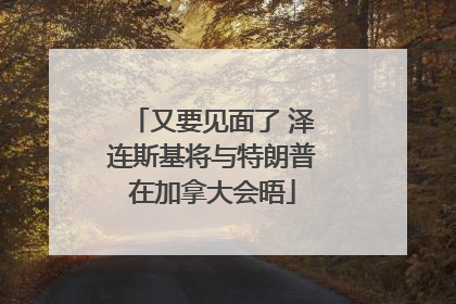 又要见面了 泽连斯基将与特朗普在加拿大会晤