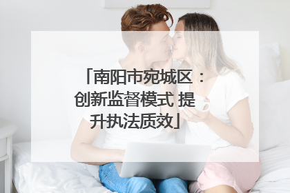 南阳市宛城区：创新监督模式 提升执法质效