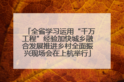 全省学习运用“千万工程”经验加快城乡融合发展推进乡村全面振兴现场会在上杭举行