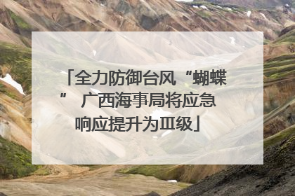 全力防御台风“蝴蝶” 广西海事局将应急响应提升为Ⅲ级