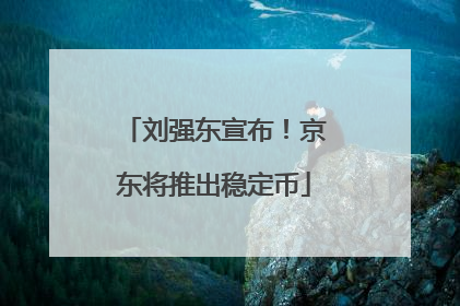 刘强东宣布！京东将推出稳定币