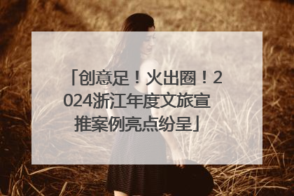 创意足！火出圈！2024浙江年度文旅宣推案例亮点纷呈