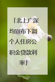 北上广深均宣布下调个人住房公积金贷款利率