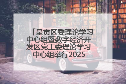 呈贡区委理论学习中心组暨数字经济开发区党工委理论学习中心组举行2025年第七次学习会议