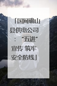 国网确山县供电公司：“五进”宣传 筑牢安全防线