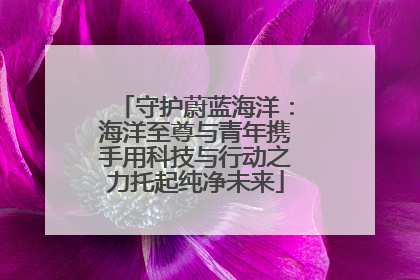 守护蔚蓝海洋：海洋至尊与青年携手用科技与行动之力托起纯净未来
