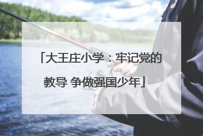 大王庄小学：牢记党的教导 争做强国少年