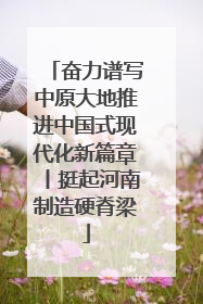 奋力谱写中原大地推进中国式现代化新篇章丨挺起河南制造硬脊梁