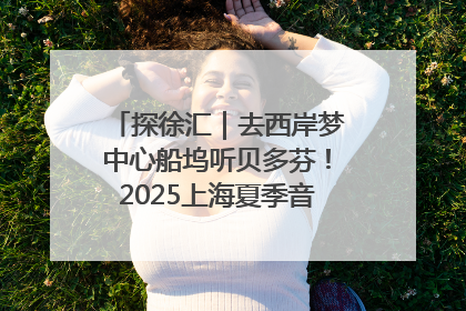 探徐汇｜去西岸梦中心船坞听贝多芬！2025上海夏季音乐节公布节目阵容
