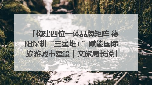 构建四位一体品牌矩阵 德阳深耕“三星堆+”赋能国际旅游城市建设｜文旅局长说