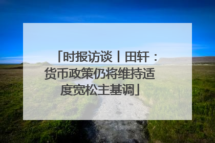 时报访谈丨田轩：货币政策仍将维持适度宽松主基调