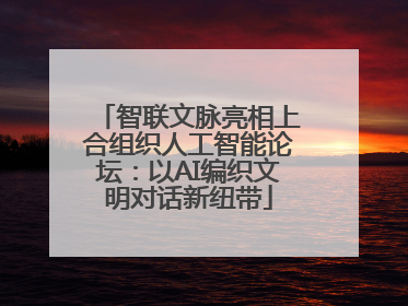 智联文脉亮相上合组织人工智能论坛：以AI编织文明对话新纽带