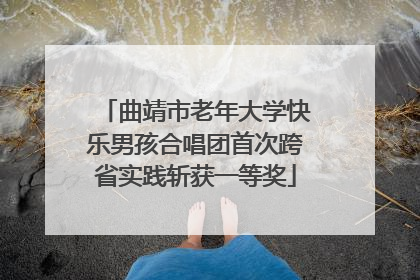 曲靖市老年大学快乐男孩合唱团首次跨省实践斩获一等奖