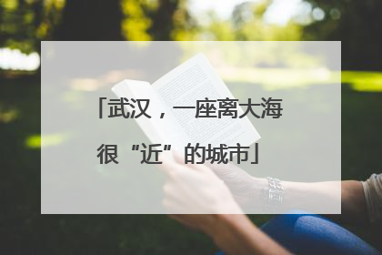 武汉，一座离大海很“近”的城市