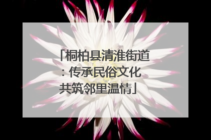 桐柏县清淮街道：传承民俗文化 共筑邻里温情