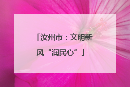 汝州市：文明新风“润民心”