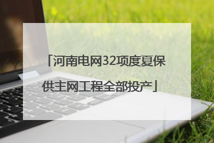 河南电网32项度夏保供主网工程全部投产