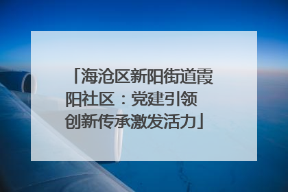 海沧区新阳街道霞阳社区：党建引领 创新传承激发活力