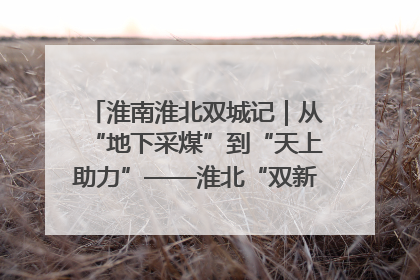淮南淮北双城记｜从“地下采煤”到“天上助力”——淮北“双新”产业突围记