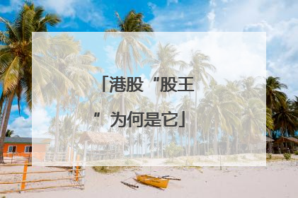 港股“股王”为何是它