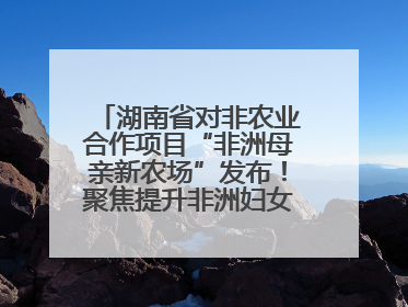 湖南省对非农业合作项目“非洲母亲新农场”发布！聚焦提升非洲妇女能力与家庭福祉