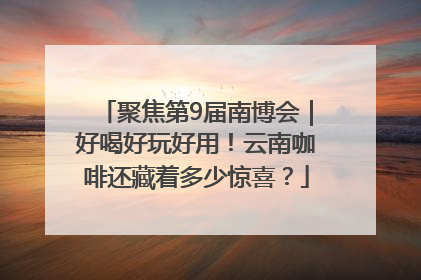 聚焦第9届南博会｜好喝好玩好用！云南咖啡还藏着多少惊喜？