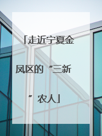 走近宁夏金凤区的“三新”农人