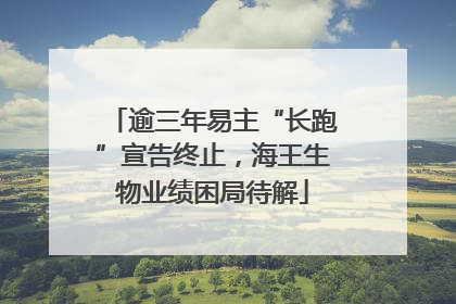 逾三年易主“长跑”宣告终止，海王生物业绩困局待解
