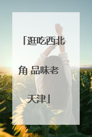 逛吃西北角 品味老天津