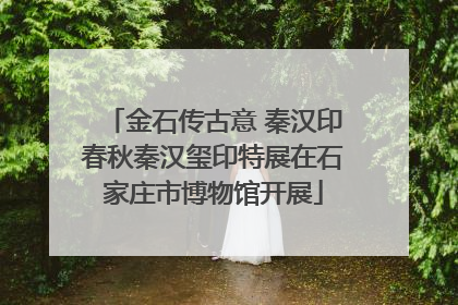 金石传古意 秦汉印春秋秦汉玺印特展在石家庄市博物馆开展
