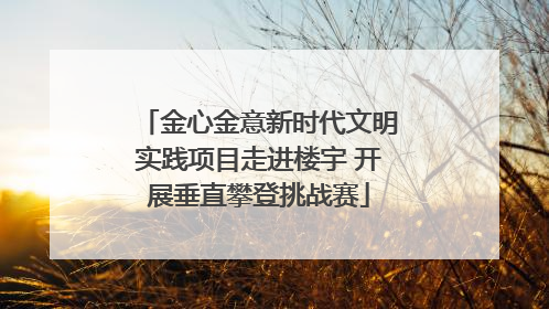 金心金意新时代文明实践项目走进楼宇 开展垂直攀登挑战赛