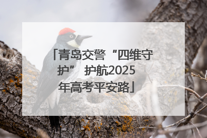 青岛交警“四维守护” 护航2025年高考平安路