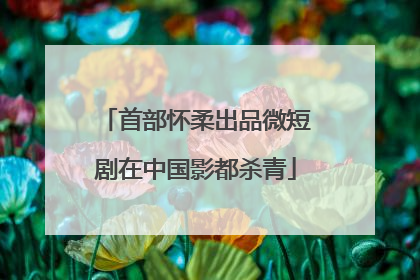 首部怀柔出品微短剧在中国影都杀青