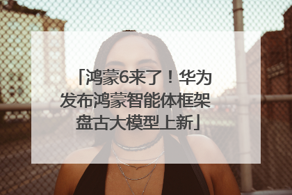 鸿蒙6来了！华为发布鸿蒙智能体框架 盘古大模型上新