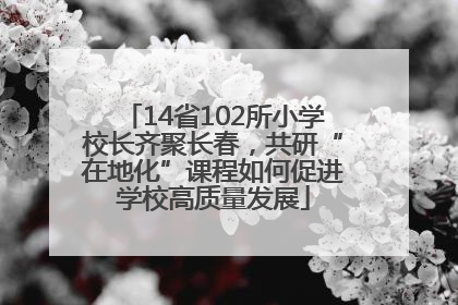 14省102所小学校长齐聚长春，共研“在地化”课程如何促进学校高质量发展