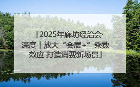 2025年廊坊经洽会·深度｜放大“会展+”乘数效应 打造消费新场景